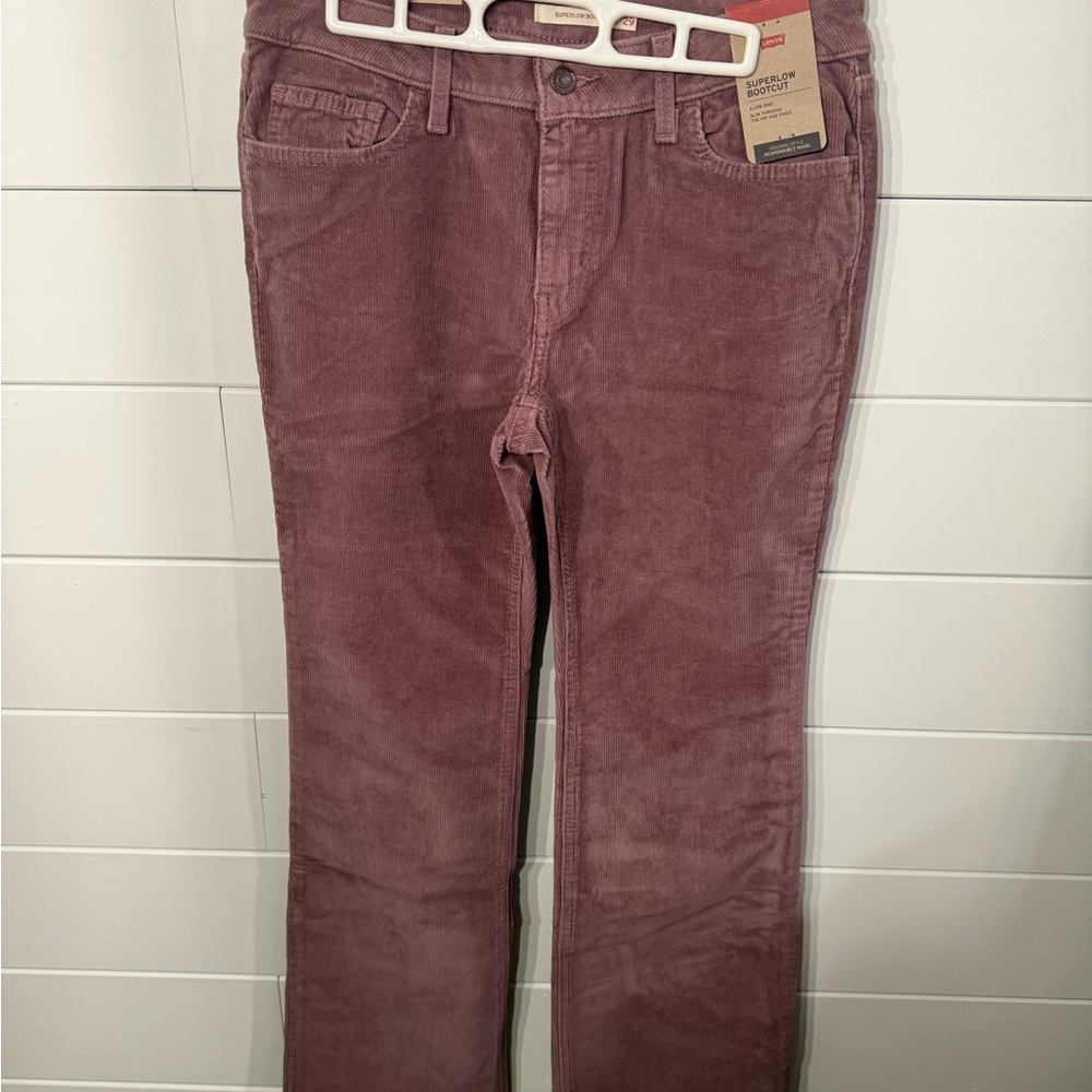 Levi's Mauve Boot Cut Corduroy Pants